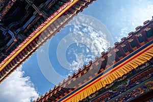 Ã¤ÂºâÃ¥ÂÂ°Ã¥Â±Â±Ã¦â¢Â¯Ã¥ÅÂºÃ©Â£Å½Ã¦â¢Â¯Mount wutai scenic spot in China photo